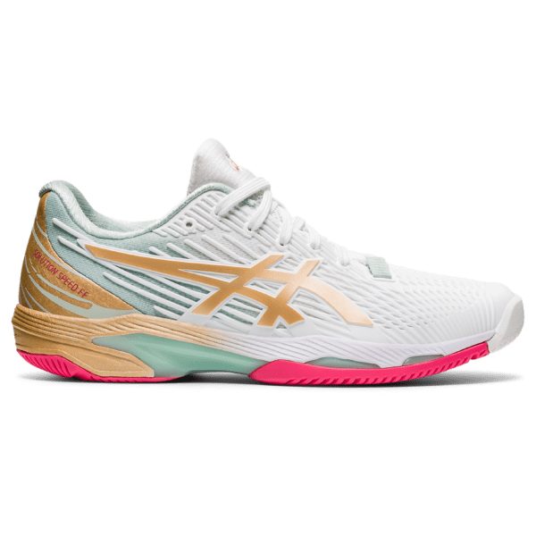 Naiste tennisejalats Asics Solution Speed FF 2 L.E. W 2020 (White/Champagne)