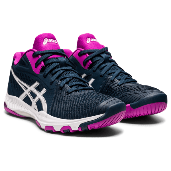 Naiste võrkpallijalats Asics Netburner Ballastic FF MT 2 W 2021 (French Blue/Pure Silver)