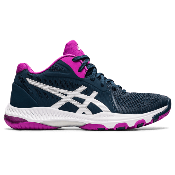 Naiste võrkpallijalats Asics Netburner Ballastic FF MT 2 W 2021 (French Blue/Pure Silver)
