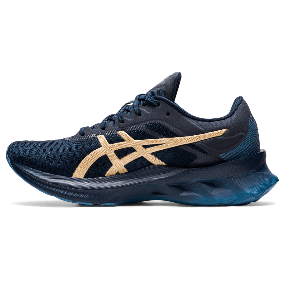 Naiste jooksujalats Asics Novablast W 2021 (French Blue/Champagne)