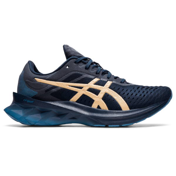 Naiste jooksujalats Asics Novablast W 2021 (French Blue/Champagne)