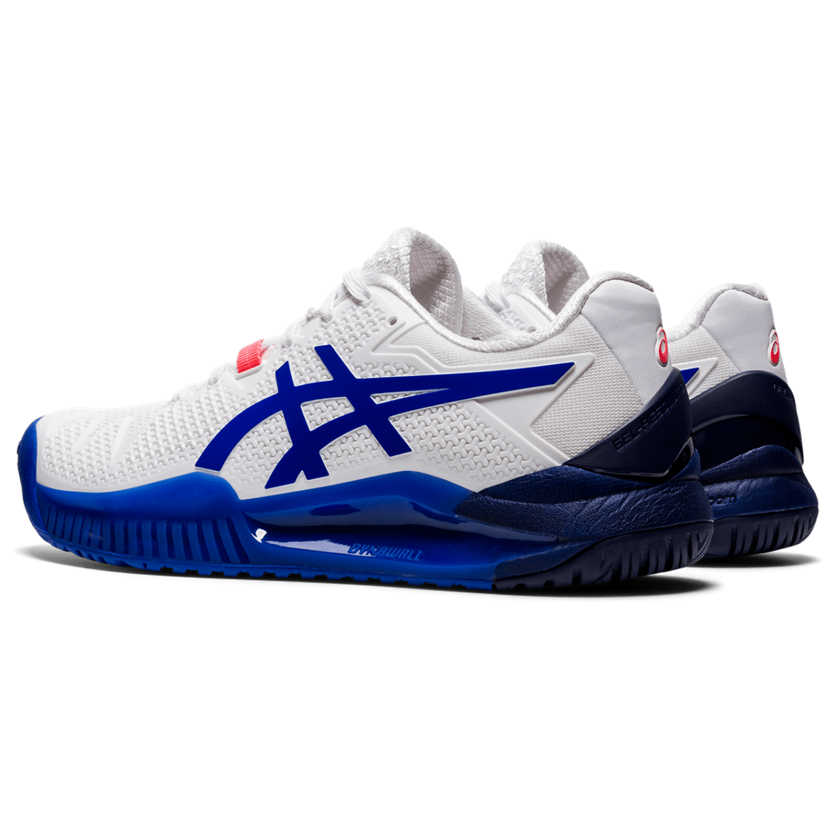 Naiste tennisejalats Asics Gel-Resolution 8 W 2021 (White/Lapis Lazuli Blue)