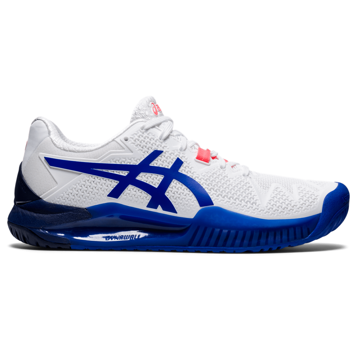 Naiste tennisejalats Asics Gel-Resolution 8 W 2021 (White/Lapis Lazuli Blue)