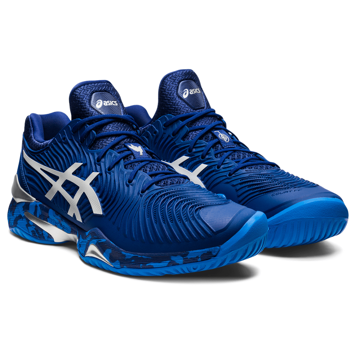 Meeste tennisejalats Asics Court FF Novak M (Blue Print/White)