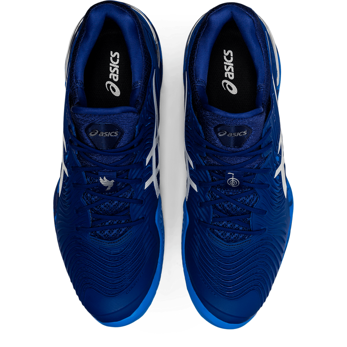 Meeste tennisejalats Asics Court FF Novak M (Blue Print/White)