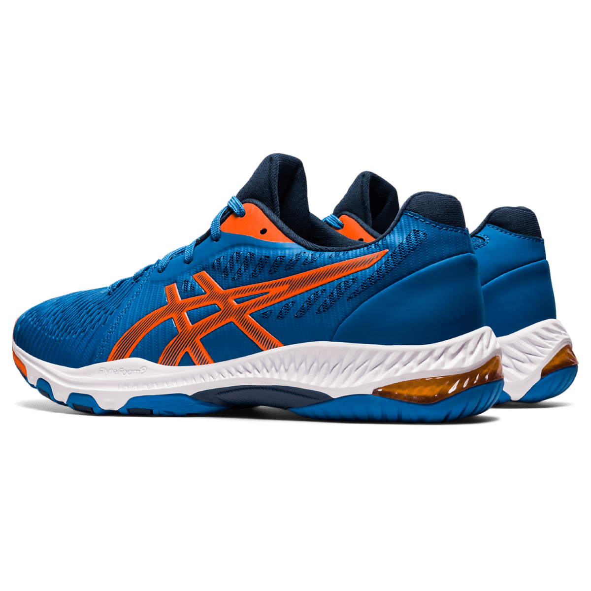 Meeste sisesaalijalats Asics Netburner Ballistic FF 2 M 2020 (Reborn Blue/Marigold Orange)