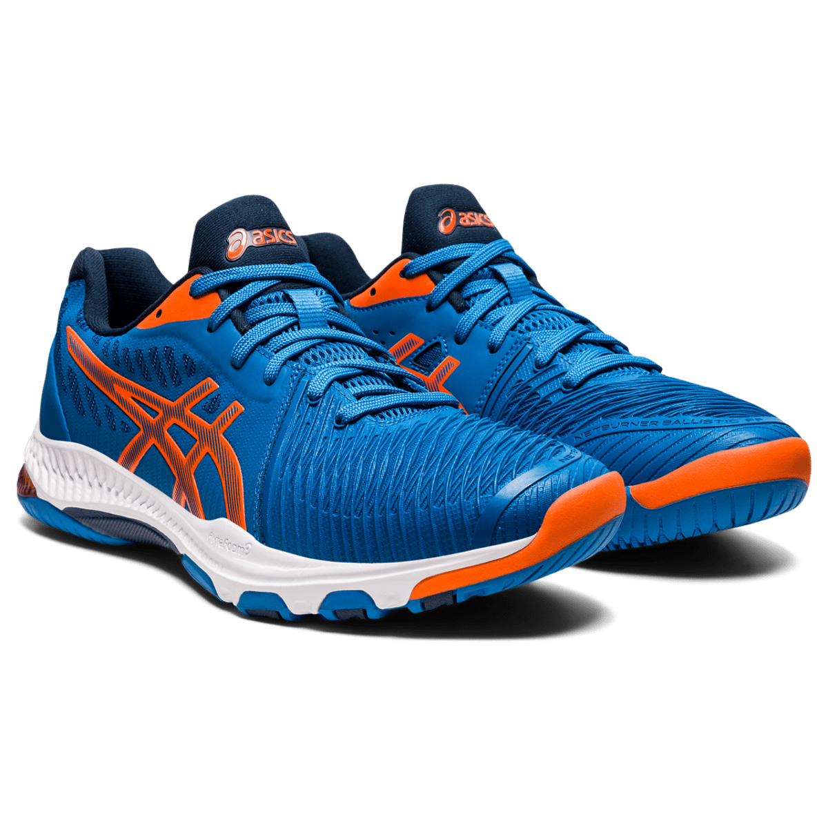 Meeste sisesaalijalats Asics Netburner Ballistic FF 2 M 2020 (Reborn Blue/Marigold Orange)