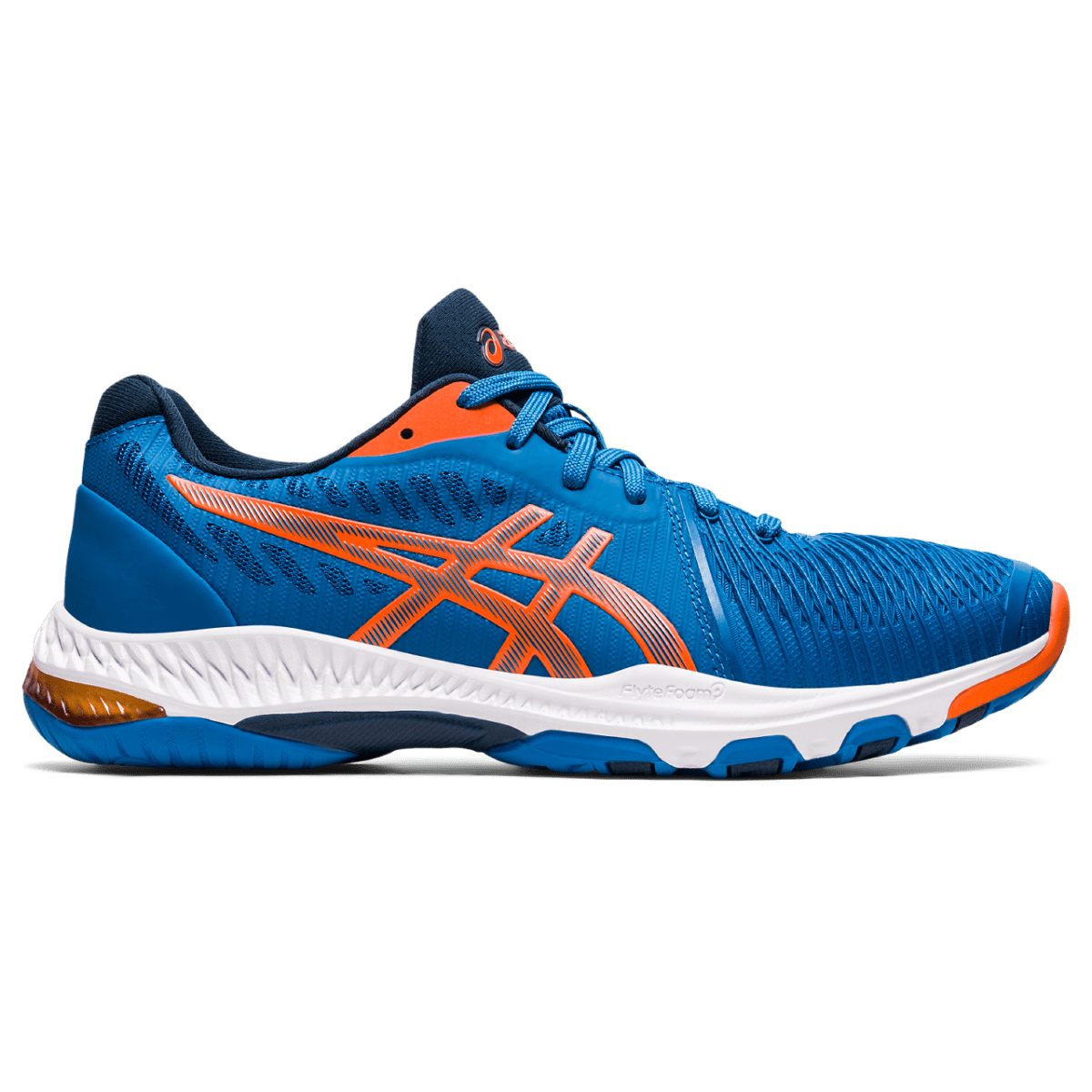 Meeste sisesaalijalats Asics Netburner Ballistic FF 2 M 2020 (Reborn Blue/Marigold Orange)
