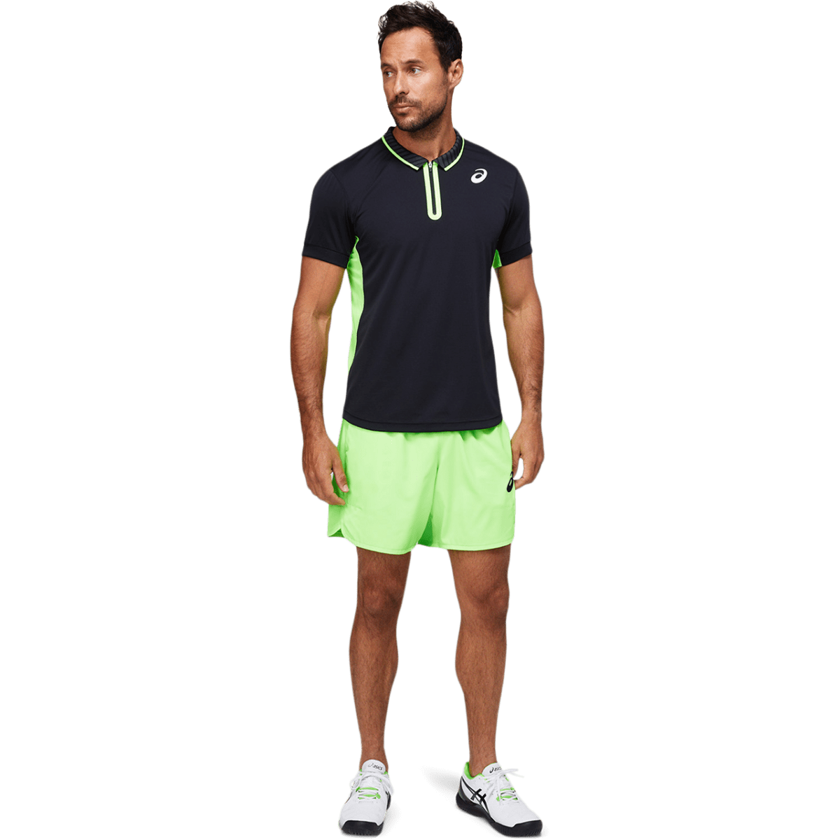 Meeste tennisesärk Asics Match M Polo Shirt 2021 (Performance Black)