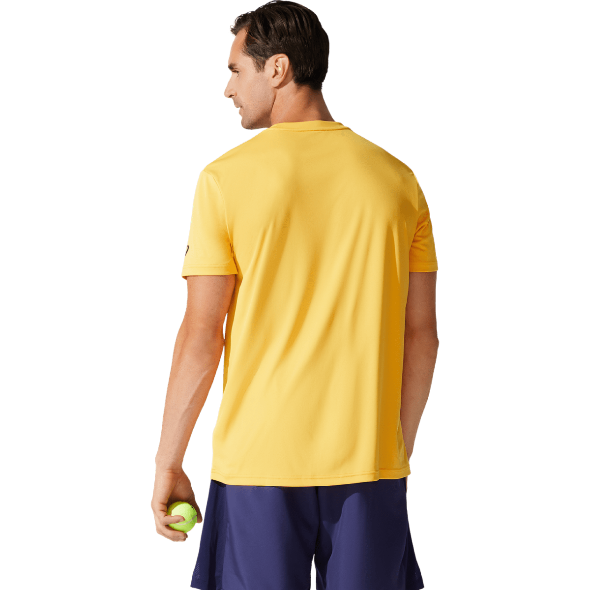 Meeste tennisesärk Asics Court Graphic Tee M 2020 (Tiger Yellow)