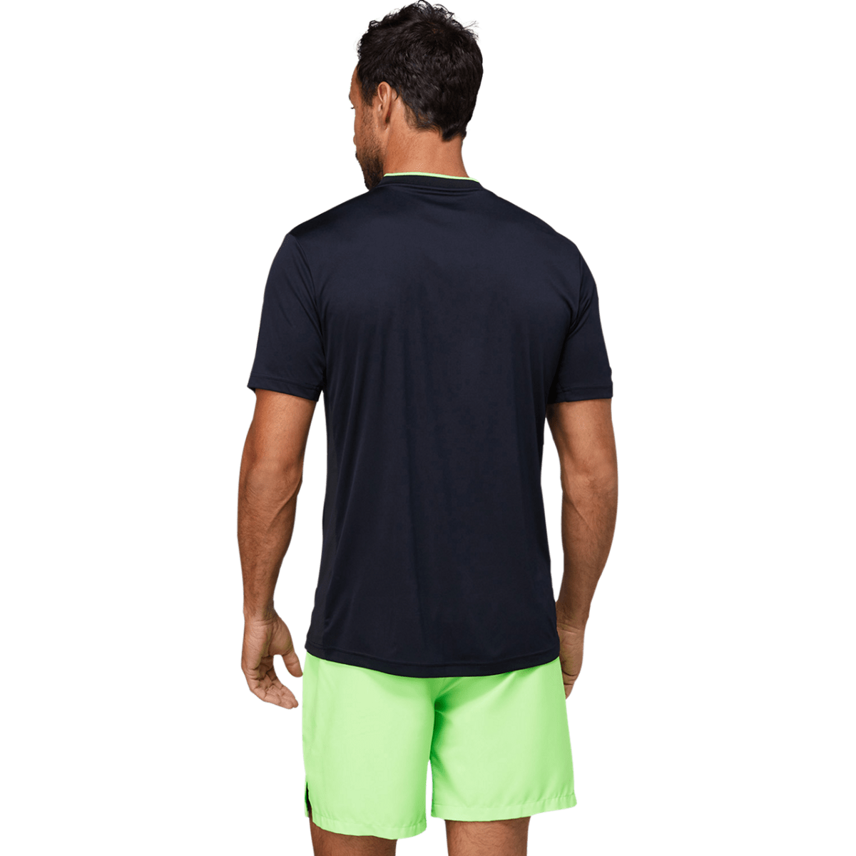 Meeste tennisesärk Asics Court Graphic Polo Shirt M 2021 (Performance Black)