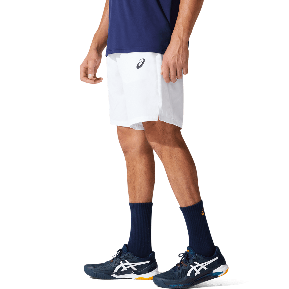 Lühikesed meeste treeningpüksid Asics Court M 9in Short 2021 (Brilliant White)