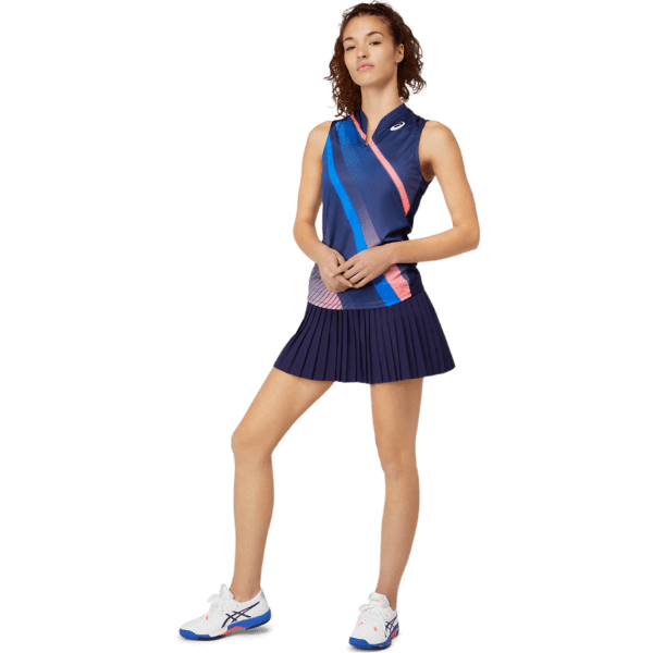 Naiste tenniseseelik Asics Match W Pleats Skort 2021 (Peacoat)