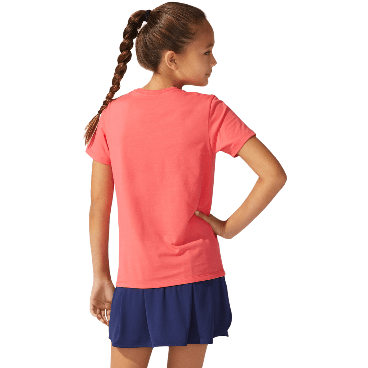 Laste treeningsärk Asics Tennis Tee G 2021 (Pink Grapefruit)