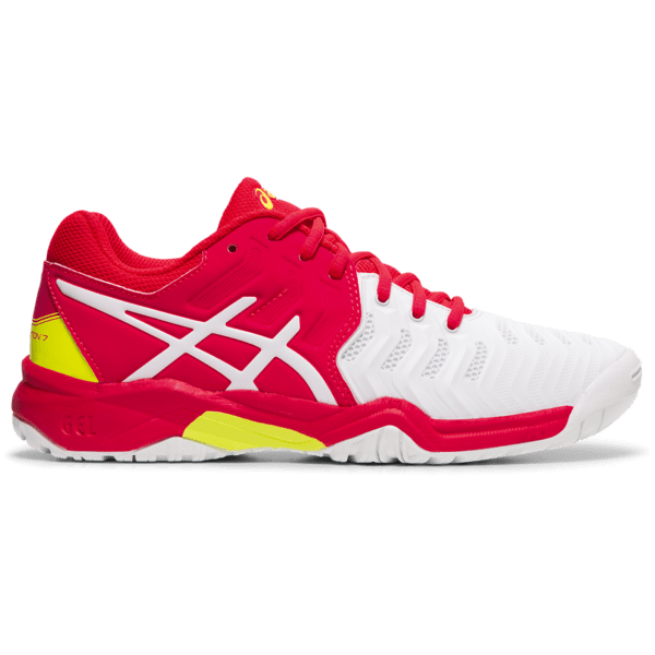 Laste tennisejalats Asics Gel-Resolution 7 GS 2020 (White/Laser Pink)