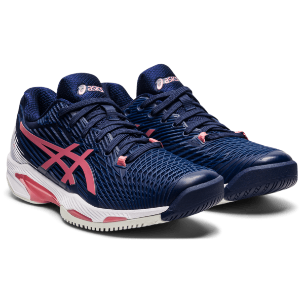 Naiste tennisejalatsi mudel Asics Solution Speed FF 2 W 2020 (Peacoat/Smokey Rose)