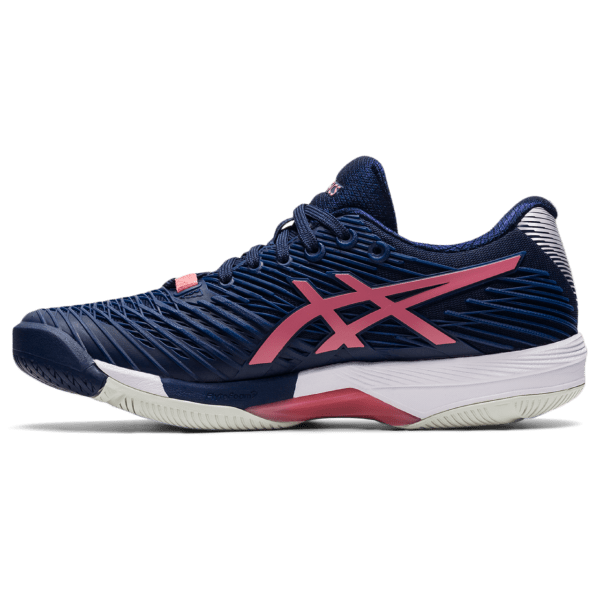 Naiste tennisejalatsi mudel Asics Solution Speed FF 2 W 2020 (Peacoat/Smokey Rose)