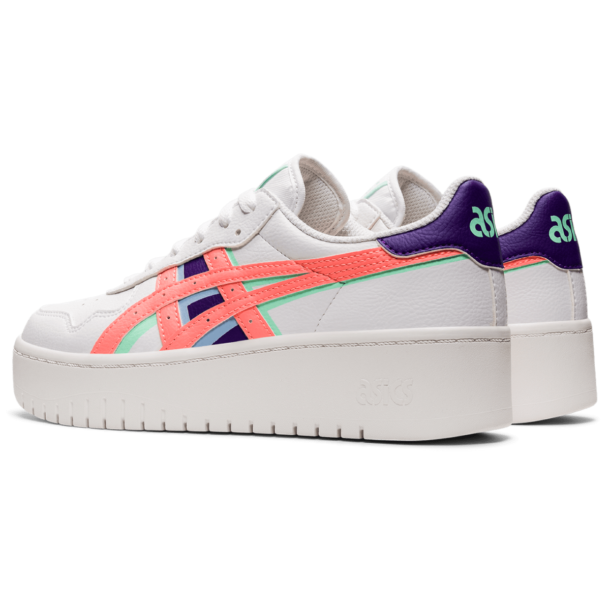 Naiste vabaajajalats Asics Japan S PF W 2022 (White/Sun Coral)