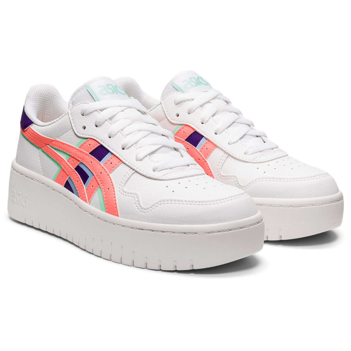 Naiste vabaajajalats Asics Japan S PF W 2022 (White/Sun Coral)